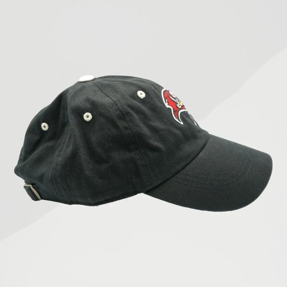 Tampa Bay Buccaneers Hat NFL Adjustable‎ Black Embroidered